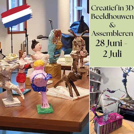 28 juni -2 juli | Creatieve vacantie 3D | Kunstzinnig Beeldhouwen & Assembleren (NL)