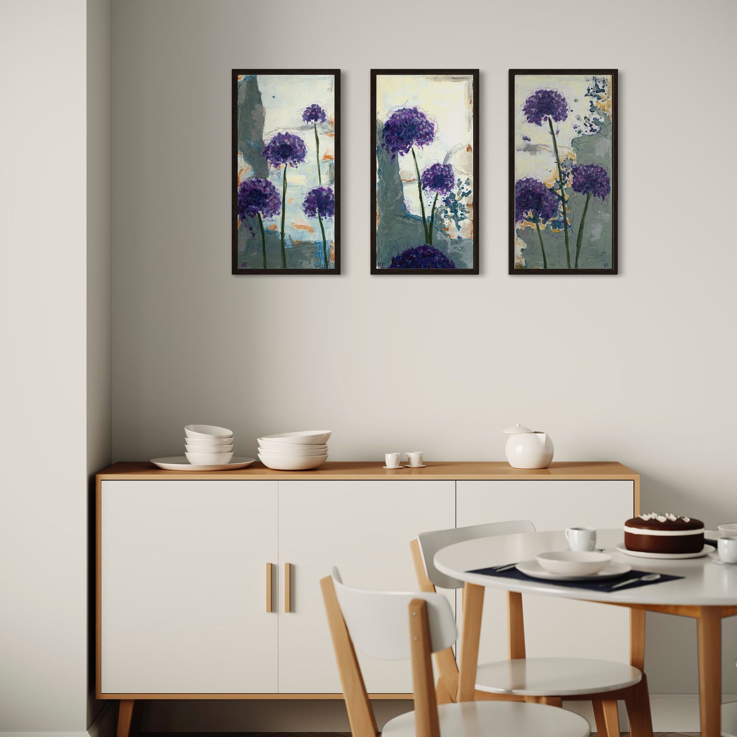 Allium painting by Karin Frenay