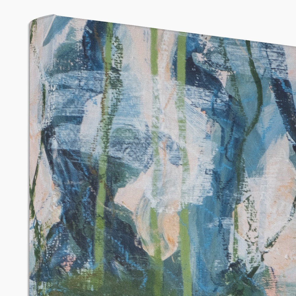 Abstract garden painting by Karin Frenay