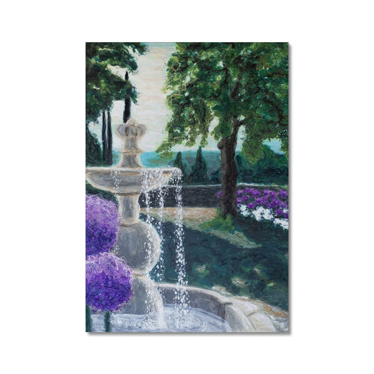 Painting Chateau de Borie by Karin Frenay