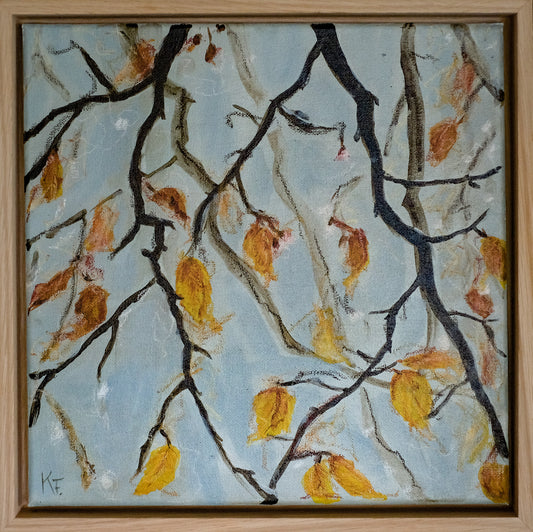 Painting Letting Go by Karin Frenay