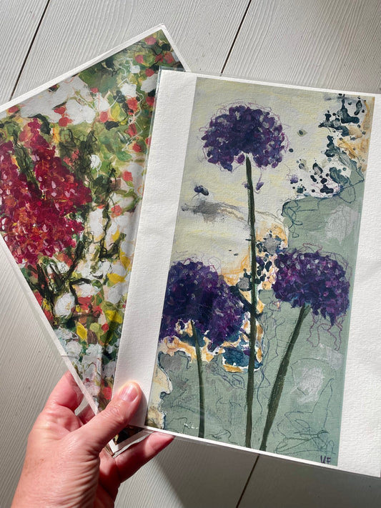 Flower prints Limited Edition A4