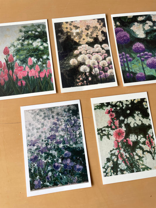 Set of 5 cards