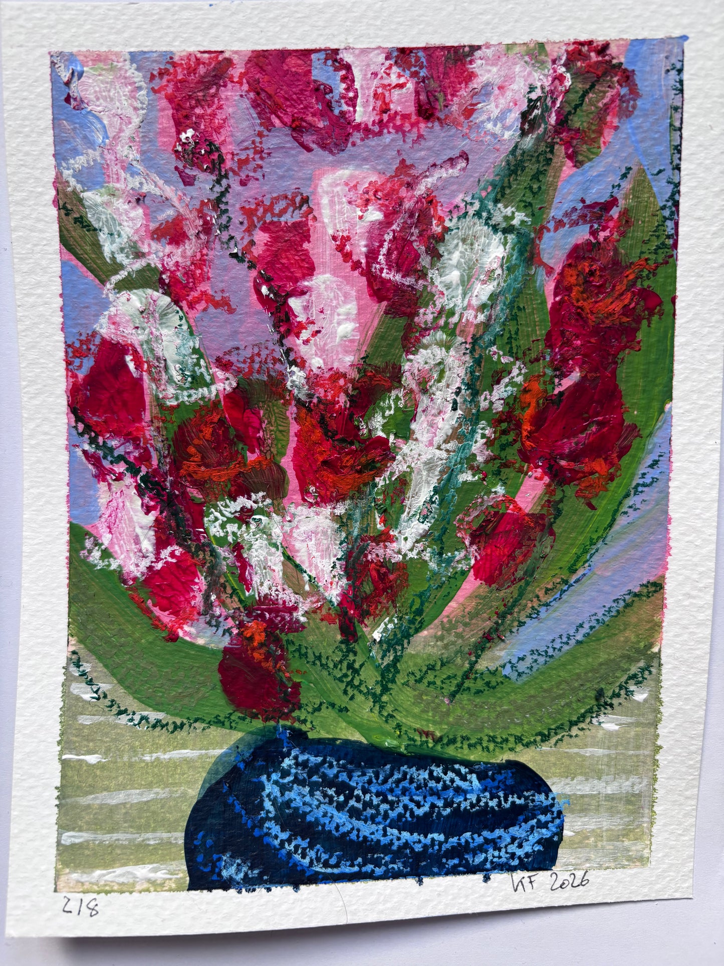 A Bunch of Gladioli 1-8