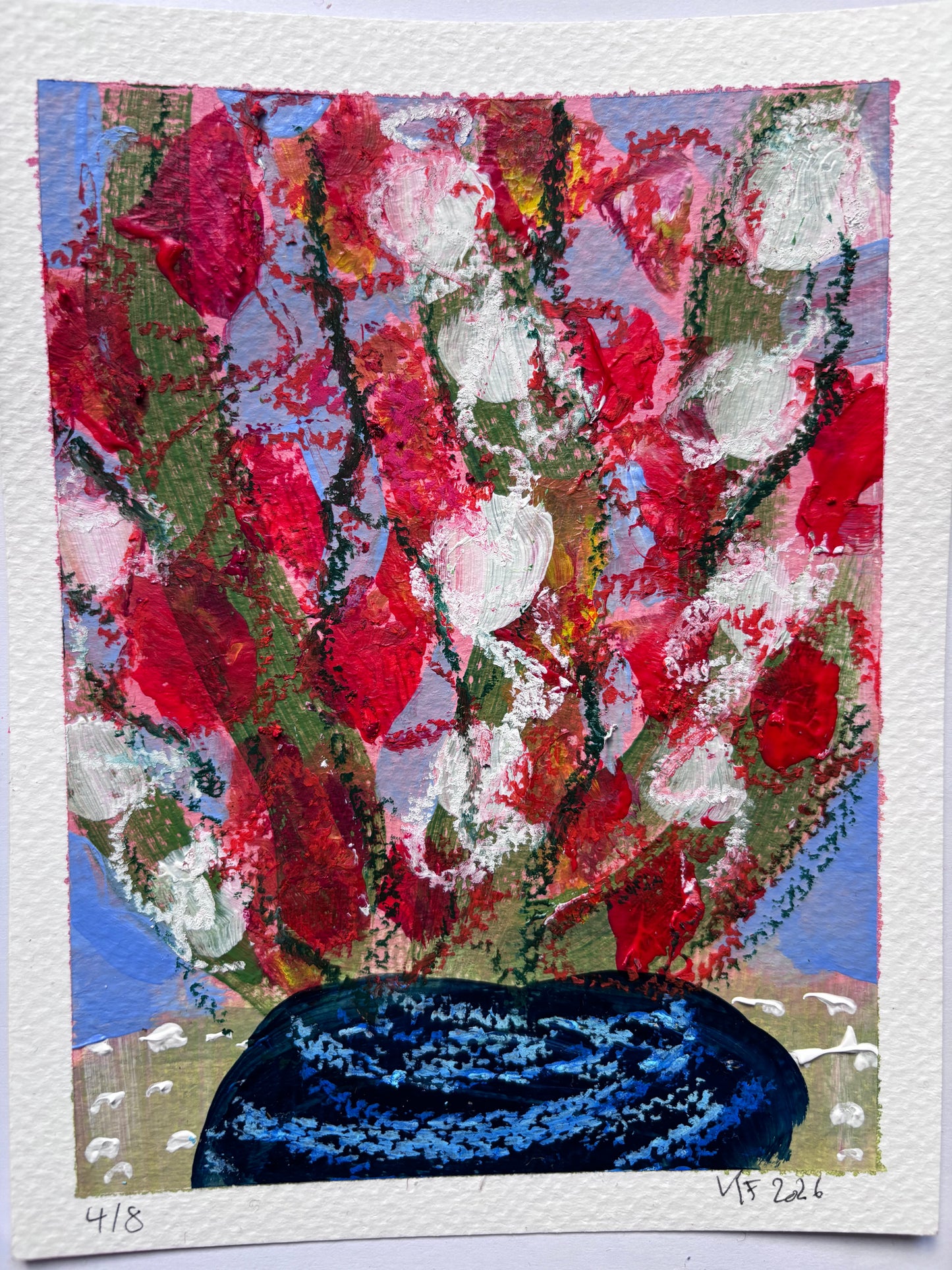 A Bunch of Gladioli 1-8