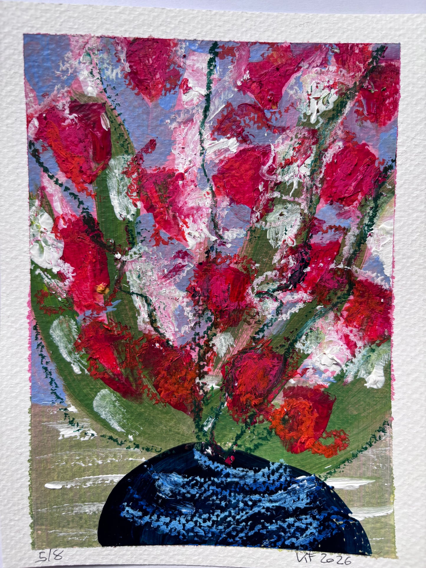 A Bunch of Gladioli 1-8