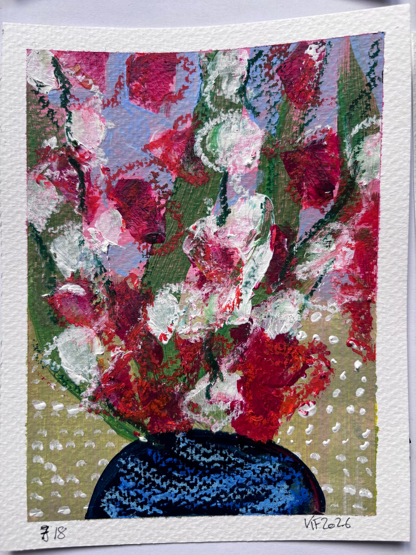 A Bunch of Gladioli 1-8